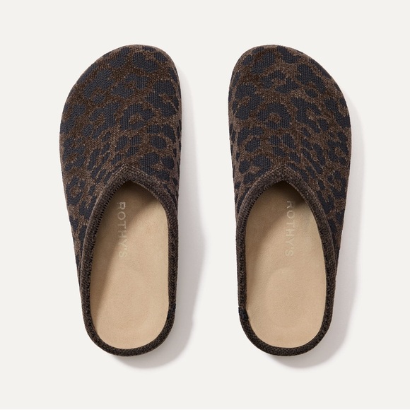 Rothy's Shoes - Rothy's ReVelvet Casual Clog Cheetah